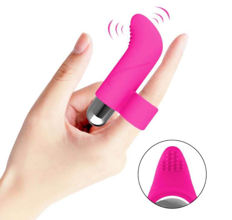 10-Mode Finger Vibrator – Clitoral & G-Spot Stimulator